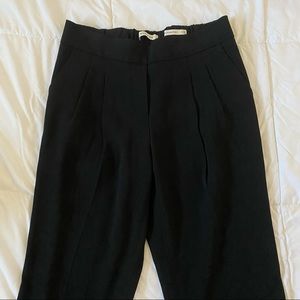 Babaton Black Cropped Trousers - Size 0